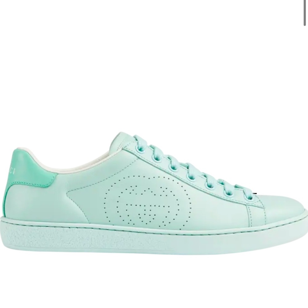 Gucci Wmns Ace 'Interlocking G - Water Green' | Women's